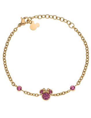 Bracciale  DISNEY Minnie Mouse in Acciaio e cristalli  B600589YRPL