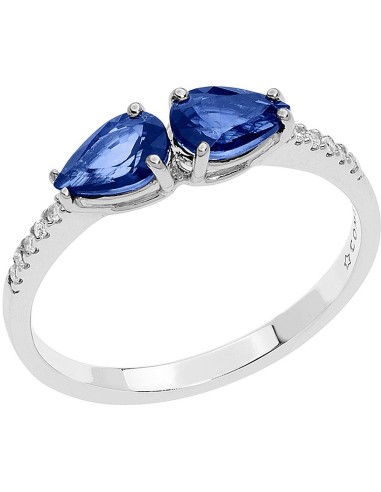 Acquista SALDI Anello COMETE GIOIELLI Gocce di Stella, diamanti e z...