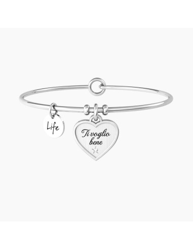 Bracciale KIDULT LOVE in Acciaio 732076 Cuore Ti Voglio Bene only 3...
