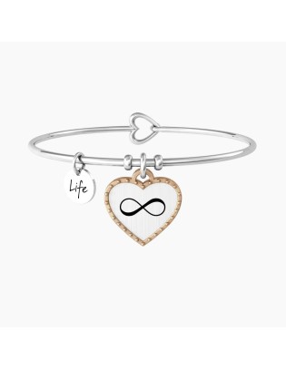 Bracciale KIDULT LOVE in Acciaio 732074 CUORE INFINITO  a solo 32,0...