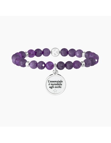 Bracciale KIDULT PHILOSOPHY 732108 ametista L'ESSENZIALE È INVISIBI...