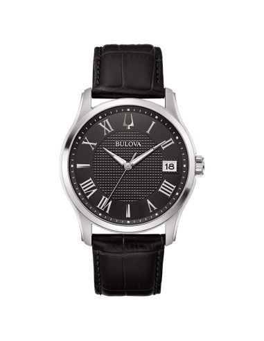 Orologio BULOVA Wilton Leather 96B390 Black only 169,15 € on OroFas...