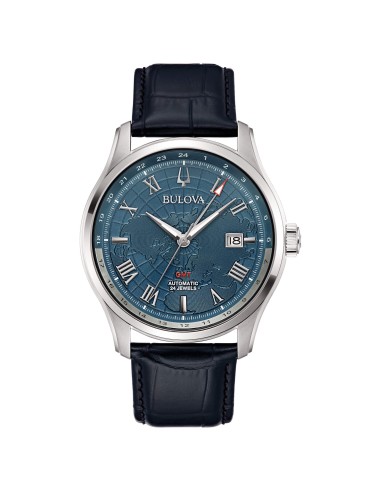 Orologio BULOVA Wilton GMT 96B385 Blue only 599,00 € on OroFashion.it