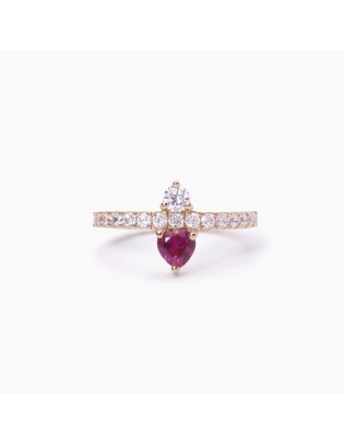 Anello MABINA in argento 925 rosato Royal 523270-15  a solo 42,00 €...