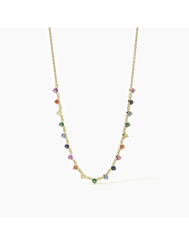 Collana MABINA in argento 925 553468 Gold Multicolor only 79,00 € o...