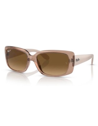 Occhiali da sole Ray-Ban RB4389 6644/M2 Brown Polarized 55 only 137...