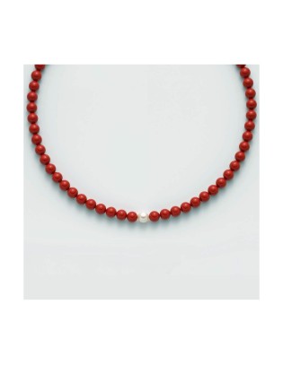 Girocollo MILUNA in argento 925 e Perle Terra e Mare PCL4437 only 1...
