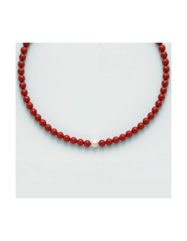 Girocollo MILUNA in argento 925 e Perle Terra e Mare PCL4437 only 1...