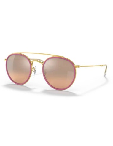 Occhiali sole Ray-Ban RB3647N 9237/3E Gold Pink Mirror 51 only 118,...