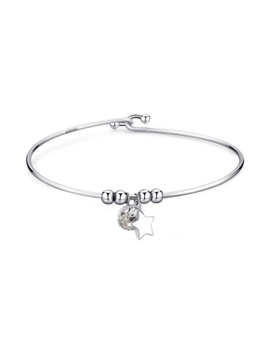 Bracciale S'AGAPO' LUCKY LIGHT Acciaio 316L SKT31 Silver  a solo 19...