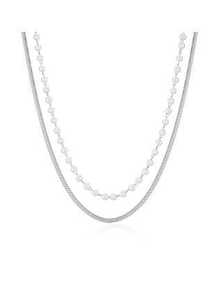 Collana S'AGAPO' WISDOM Acciaio 316L SWI05 Silver only 39,00 € on O...