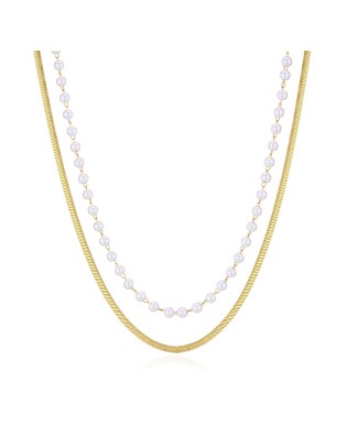 Collana S'AGAPO' WISDOM Acciaio 316L SWI06 Gold  a solo 39,20 € su ...