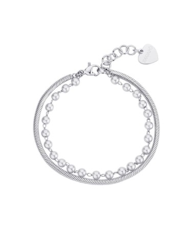 Bracciale S'AGAPO' WISDOM Acciaio 316L SWI15 Silver  a solo 19,20 €...