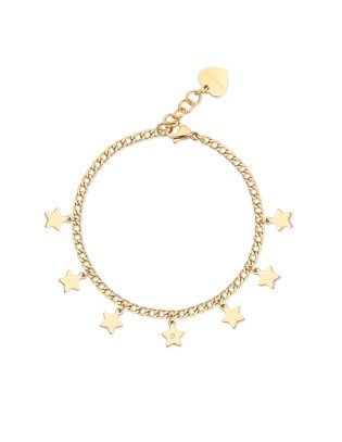 Bracciale S'AGAPO' MESSAGE Acciaio 316L SSG14 Gold  a solo 23,20 € ...