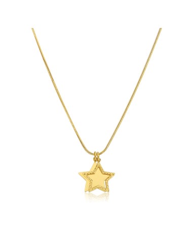 Collana S'AGAPO' MESSAGE Acciaio 316L SSG08 Gold only 34,00 € on Or...