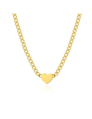 Collana S'AGAPO' MY LOVE Acciaio 316L SYL04 Gold only 29,00 € on Or...