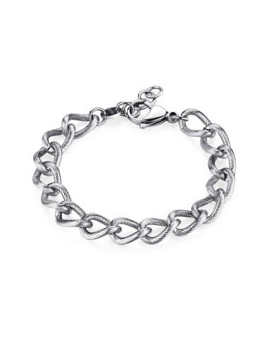 Bracciale S'AGAPO' Uomo RIPPLE Acciaio 316L SRP59 only 19,00 € on O...