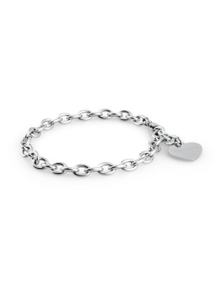 Bracciale S'AGAPO' HAPPY Acciaio 316L SHAC2 Silver  a solo 11,20 € ...