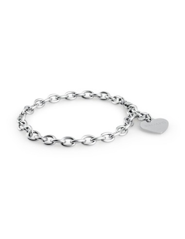 Bracciale S'AGAPO' HAPPY Acciaio 316L SHAC2 Silver only 11,20 € on ...