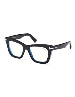 Occhiali da vista TOM FORD FT5881-B 001 Black Blue Filter 52-19