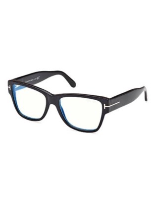 Occhiali da vista TOM FORD FT5878-B 001 Black Blue Filter 55-17