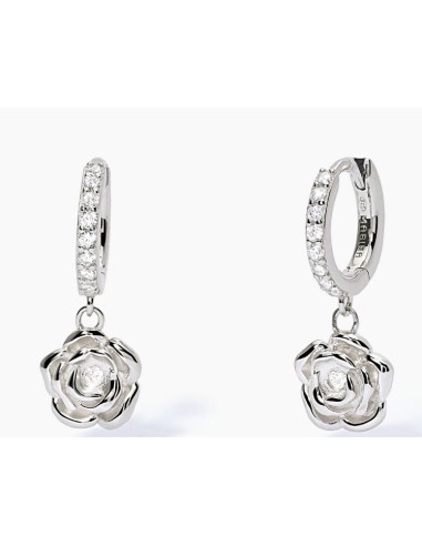 Orecchini MABINA con rosa 563559  a solo 54,00 € su OroFashion.it