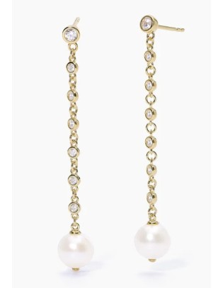 Orecchini MABINA pendenti dorati con perla Duchessa 563562 only 65,...