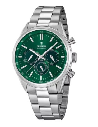 Orologio FESTINA F16820/R VERDE CINGHIA acciaio in Offerta a 103,20 €