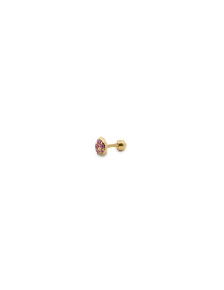 Piercing helix RUE DES MILLE in argento 925 rosè PRZ  014 M1 AU on...