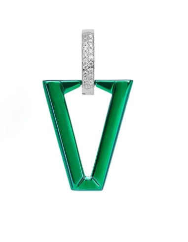 Saldi Orecchino VALENTINA FERRAGNI Uali Metallic Green DVF-OR-LU10 ...
