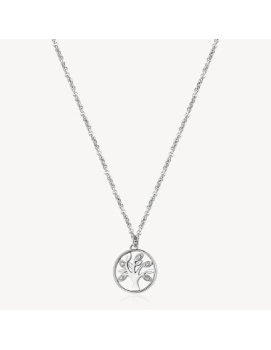 Collana BROSWAY CHAKRA in acciaio 316L BHKN093 Albero della Vita  a...
