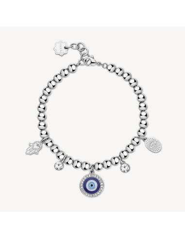Bracciale BROSWAY CHAKRA MISTICI in acciaio 316L BHKB147 Occhio onl...
