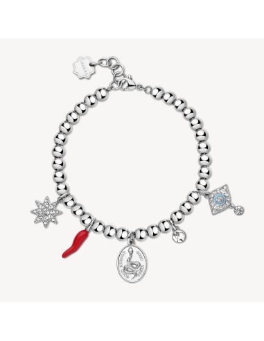 Bracciale BROSWAY CHAKRA MISTICI in acciaio 316L BHKB148 Serpente o...