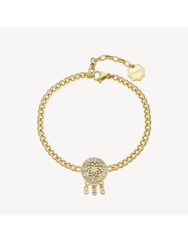 Bracciale BROSWAY CHAKRA in acciaio 316L dorato BHKB146 Acchiappaso...