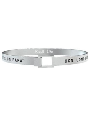 Bracciale KIDULT UOMO FAMILY in acciaio 316L - 731207 Ogni uomo può..
