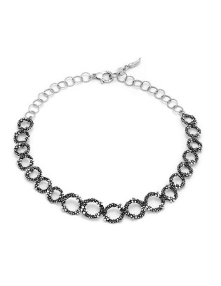 Collana GIOVANNI RASPINI Millefiori in argento 925 11694