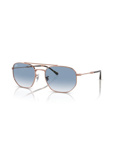 Occhiali sole RAYBAN RB3707 92023F Rose Gold Blue 57 only 105,60 € ...