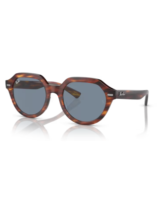 Occhiali da sole RAYBAN Gina RB4399 954/62 Striped Havana Blue 51 P...