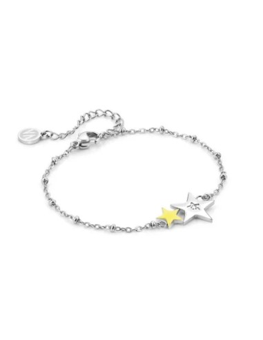 Bracciale NOMINATION Happyworld in acciaio 028410/023 Stelle  a sol...