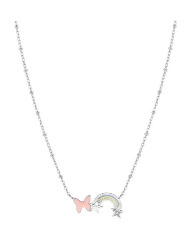 Collana NOMINATION Happyworld in acciaio 028411/044 Arcobaleno only...