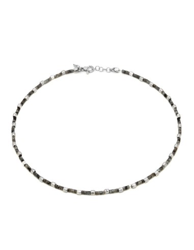 Collana Uomo GIOVANNI RASPINI Tango in argento 925 e Labradorite 11356