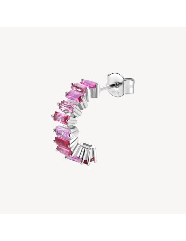 Orecchino BROSWAY FANCY in argento rodiato 925 e cubic zirconia lig...