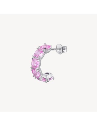 Orecchino BROSWAY FANCY in argento rodiato 925 e cubic zirconia lig...