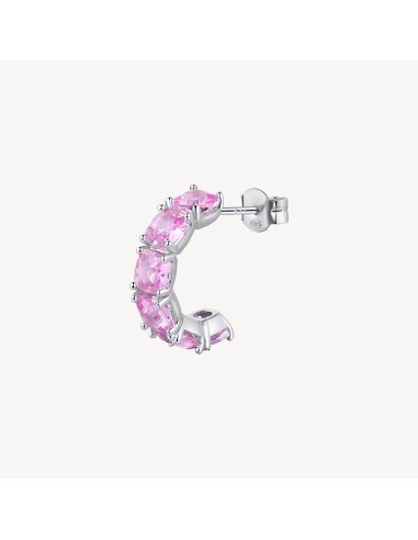 Orecchino BROSWAY FANCY in argento rodiato 925 e cubic zirconia lig...