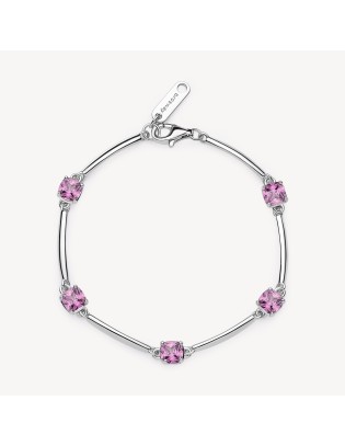 Bracciale BROSWAY FANCY in argento 925 e cubic zirconia light ruby ...