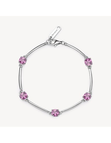 Bracciale BROSWAY FANCY in argento 925 e cubic zirconia light ruby ...