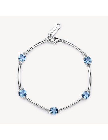 Bracciale BROSWAY FANCY in argento rodiato 925 e cubic zirconia lig...