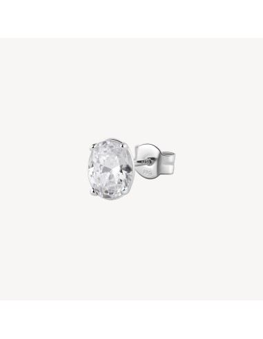 Orecchino BROSWAY FANCY in argento rodiato 925 e cubic zirconia FIW...