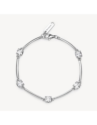 Bracciale  BROSWAY FANCY in argento rodiato 925 e cubic zirconia FI...