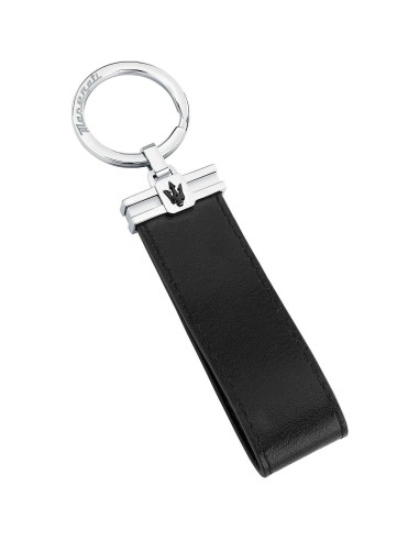 Portachiavi MASERATI in pelle e acciaio KMU2230102 only 79,00 € on ...